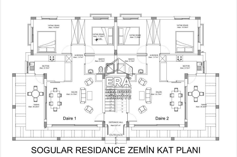 KIBRIS ALSANCAKTA SATILIK, ORTAK HAVUZLU RESİDANCE