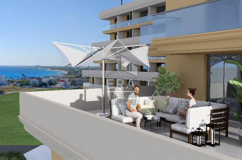 STUDIO FLAT FOR SALE WITH SEA VIEW IN İSKELE