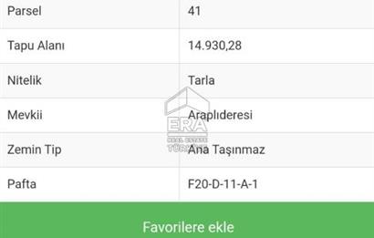 İSTANBUL /SİLİVRİ  DEĞİRMENKÖY SATILIK DÖRT TOPU TARLA TOPLAM 49.550m2