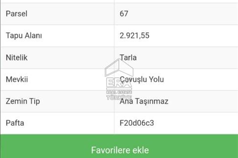 İSTANBUL /SİLİVRİ  DEĞİRMENKÖY SATILIK DÖRT TOPU TARLA TOPLAM 49.550m2