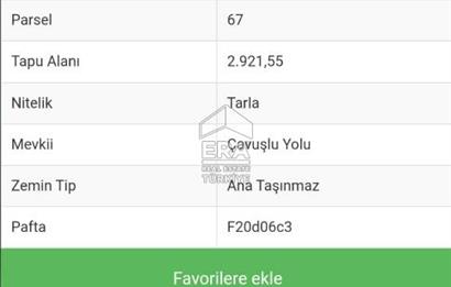 İSTANBUL /SİLİVRİ  DEĞİRMENKÖY SATILIK DÖRT TOPU TARLA TOPLAM 49.550m2