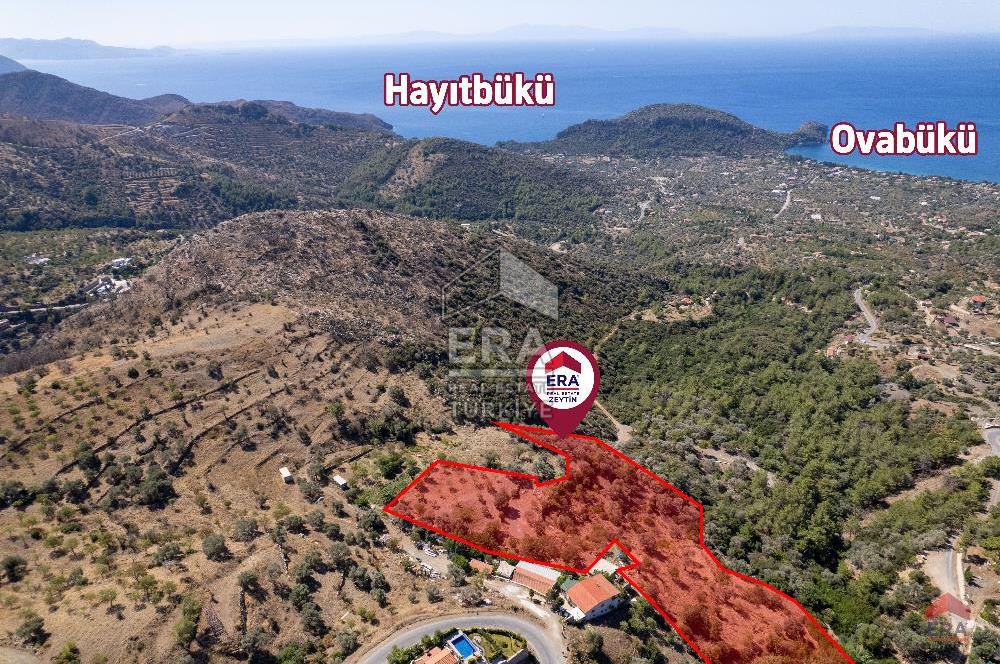 Datça Mesudiye'de Satılık  Deniz Manzaralı Tarla