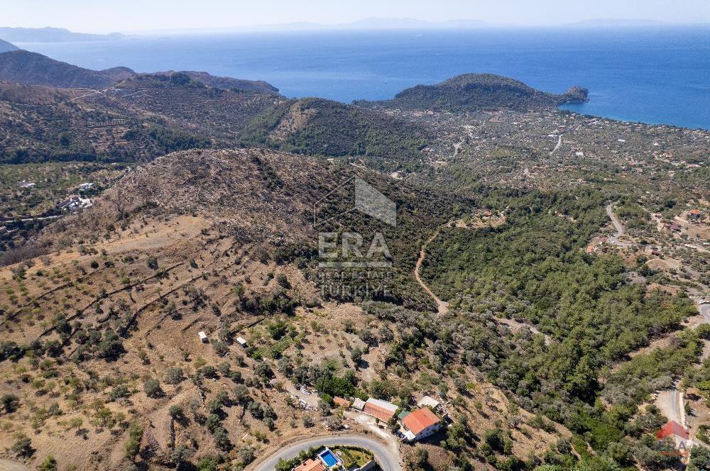 Datça Mesudiye'de Satılık  Deniz Manzaralı Tarla