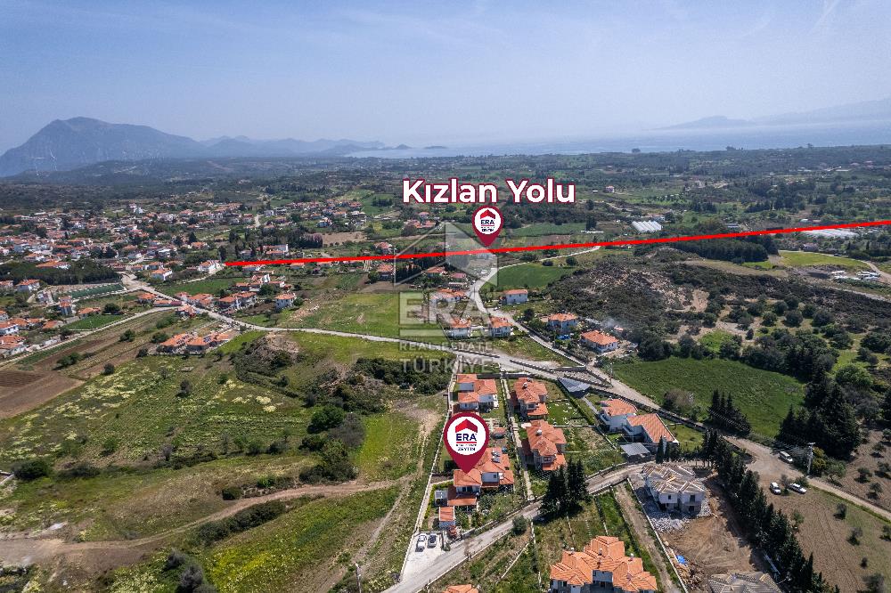 Datça Kızlanda Satılık 150m2 Lüks Bahçeli 2+1 Dubleks Villa