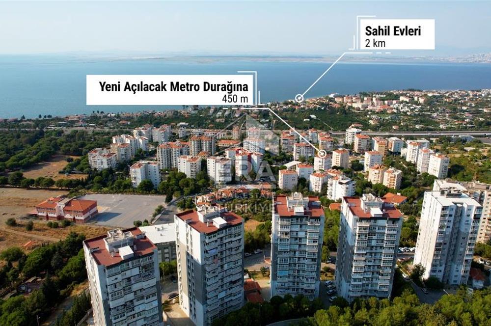 Narlıdere de Panoramik Deniz Manzaralı Satılık 4+1 Daire