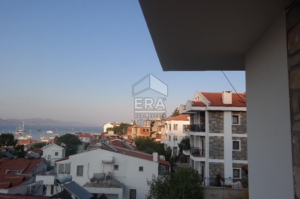 Datça Merkezde Kiralık Deniz Manzaralı 85m2 2+1 Daire