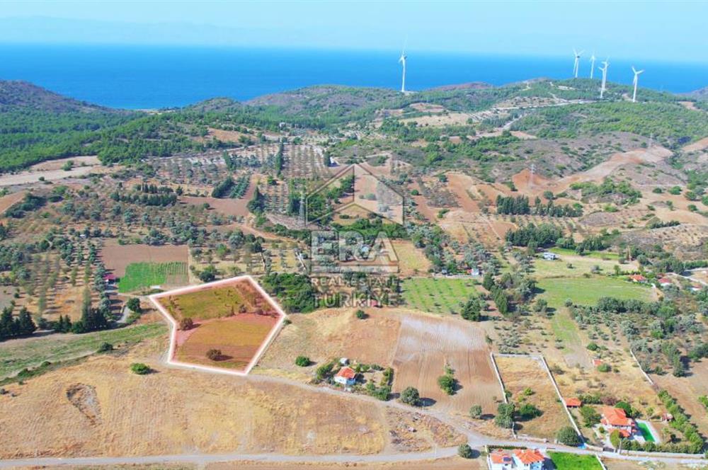 Datça'da Satılık 250 m2 Deniz Manzaralı Villa Yapılabilen Tarla