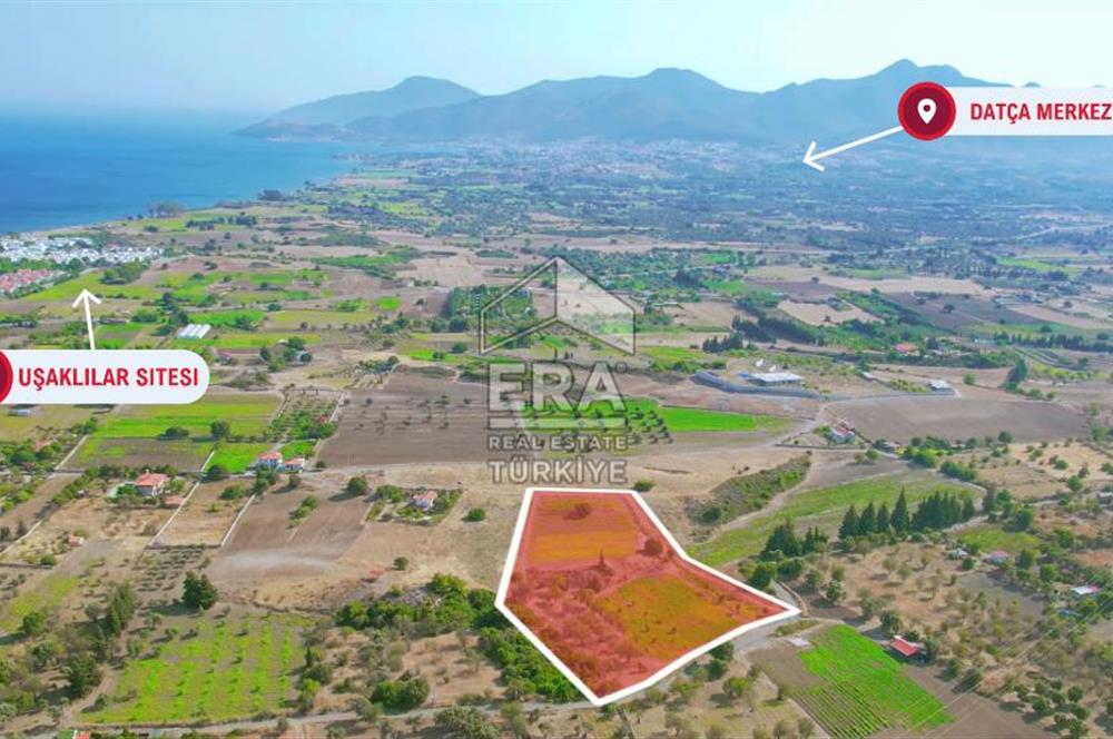 Datça'da Satılık 250 m2 Deniz Manzaralı Villa Yapılabilen Tarla