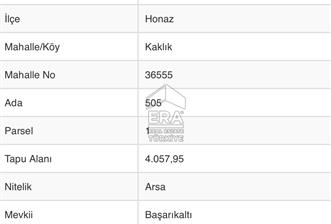 Denizli Honaz Kaklık’ta Satılık Tarla