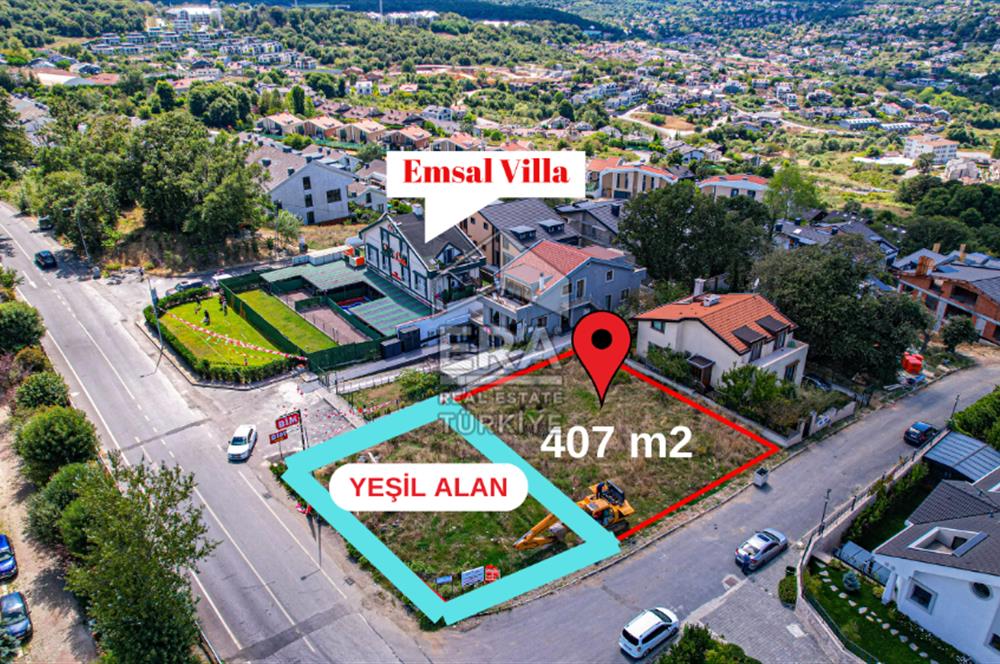 Sarıyer Zekeriyaköy Cadde Üzeri Satılık Villa İmarlı 407 m2 Arsa