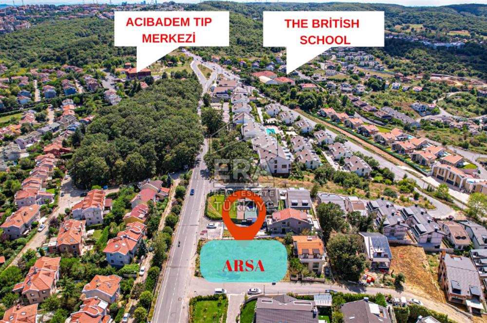 Sarıyer Zekeriyaköy Cadde Üzeri Satılık Villa İmarlı 407 m2 Arsa