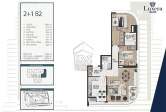 MAHMUTBEY METRO ÇIKIŞI LUXERA RESİDENCE SATILIK 2+1 LÜX DAİRE