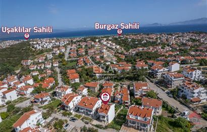 Datça'da Satılık 140m² Deniz Manzaralı 3+2 Tripleks Daire