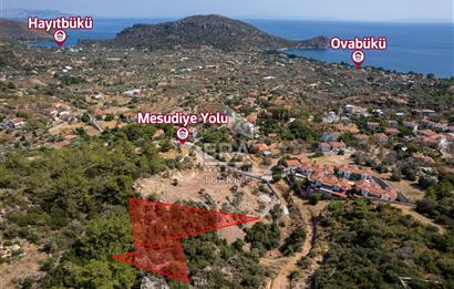 Datça Mesudiye'de 823,92m2 Kapanmaz Deniz Manzaralı Tarla