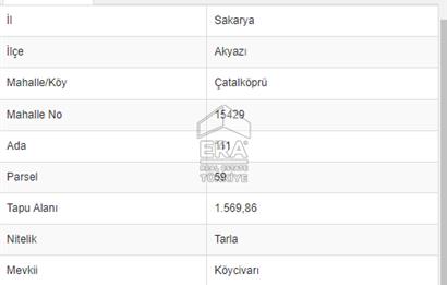 SAKARYA DA İMARLI ARSA-HOBİ BAHÇELİK TARLA İKİSİ BİRLİKTE YANYANA 