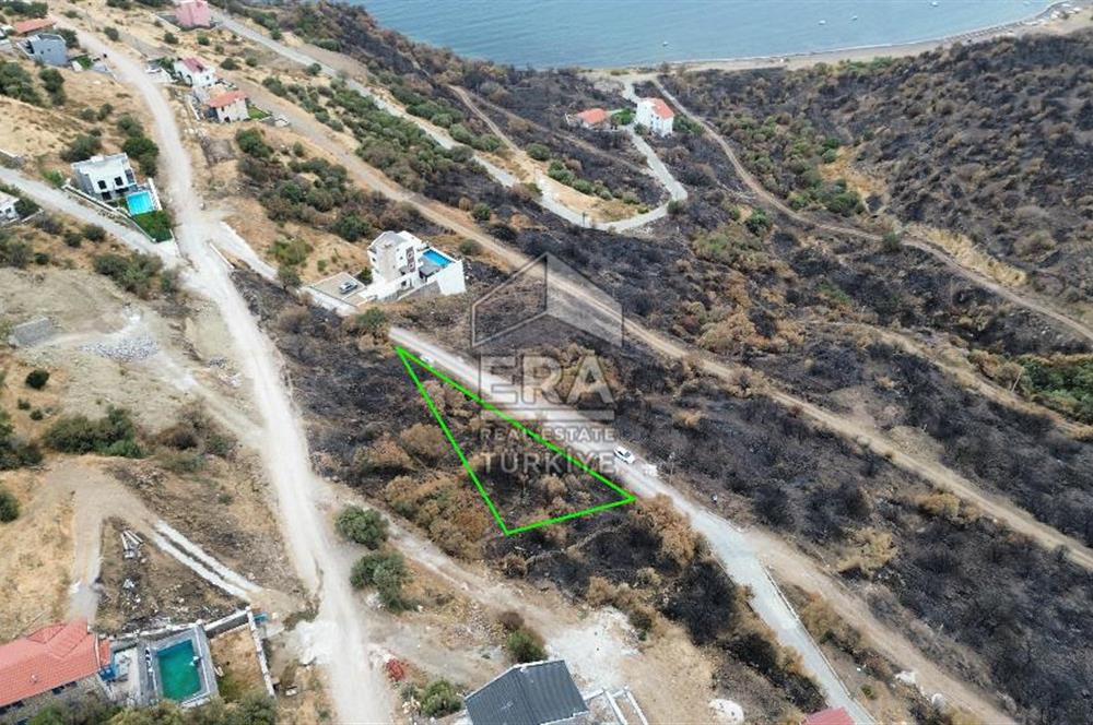 Dikili Çandarlı da Panoramik Deniz Manzaralı Villa İmarlı Arsa