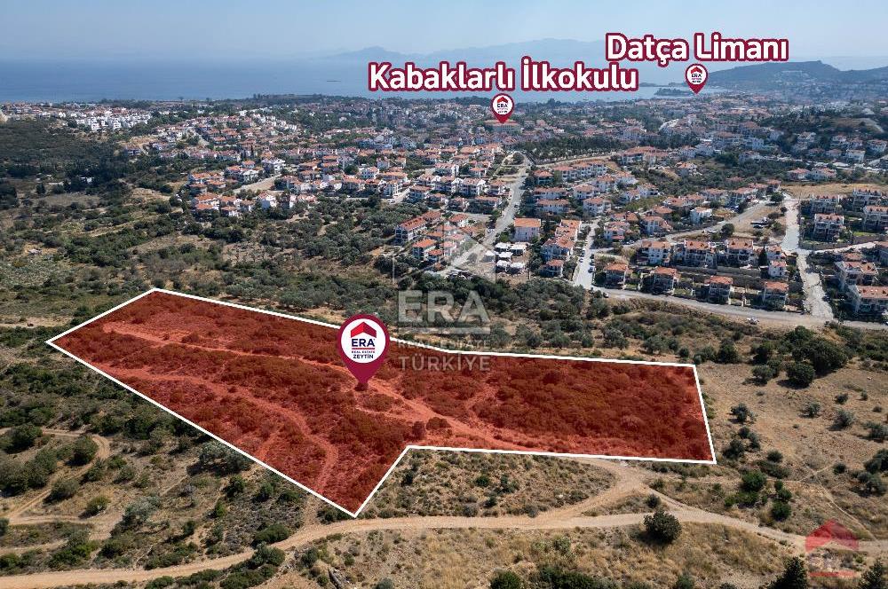 Datça Merkezde İmar Sınırında Deniz Manzaralı 18.449m2 Tarla