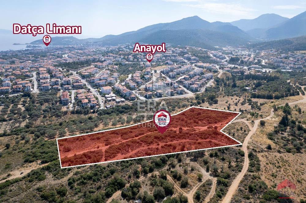 Datça Merkezde İmar Sınırında Deniz Manzaralı 18.449m2 Tarla