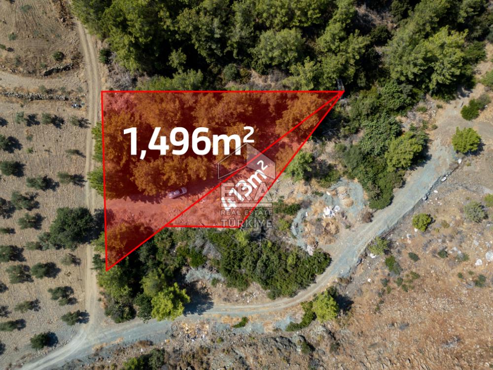 DATÇA KIZILBÜK'TE 410m2 SATILIK TARLA