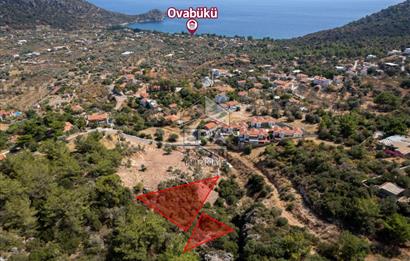 Datça Mesudiye'de 446,66m2 Kapanmaz Deniz Manzaralı Tarla