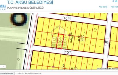 ANTALYA AKSU ÇAMKÖYDE 318m2 SATILIK VİLLA ARSASI