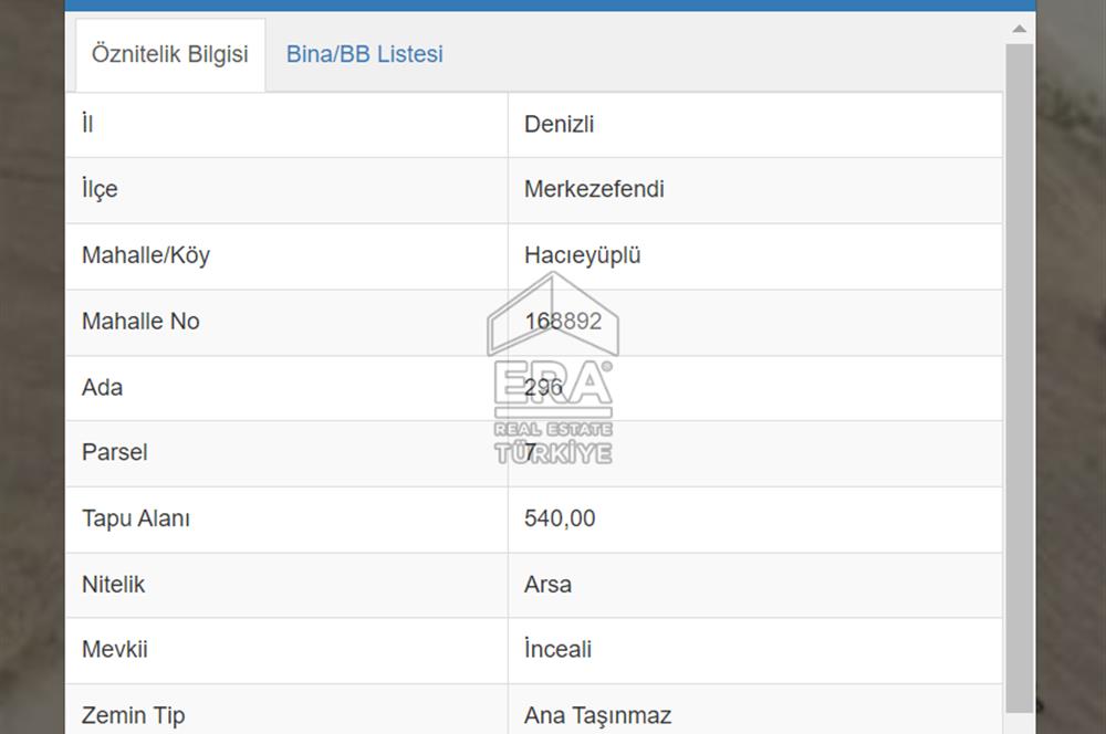 Hacıüyüplü'de Konut İmarlı Satılık Arsa