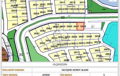 ANTALYA MANAVGAT ILICA'DA 445 m² SATILIK ARSA