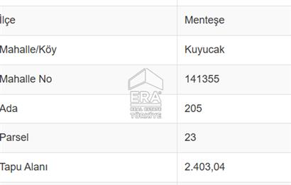 Muğla Kuyucak Memigölü Civarı 2403 m2 Satılık Tarla