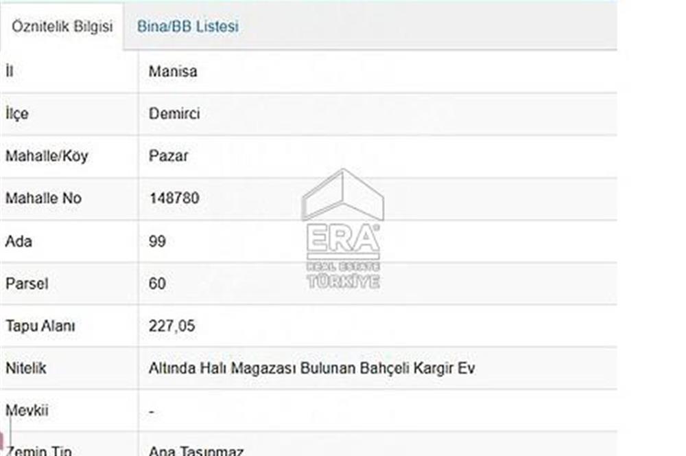 Bankadan Satılık İmarlı Arsa