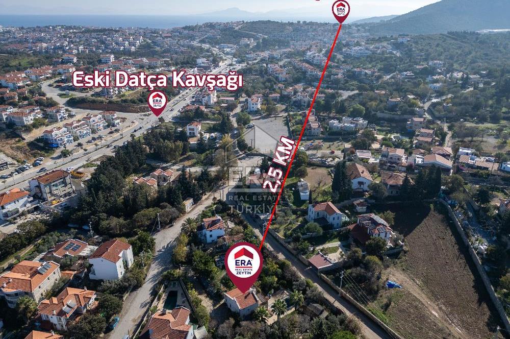 Eski Datça’da Satılık 2+2 Müstakil Villa ve Arsa