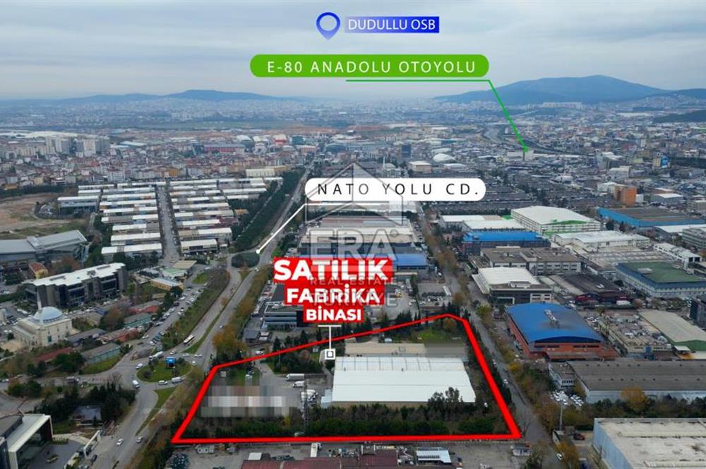 DUDULLU OSB SATILIK 17620 M2 ARSA ALANINA SAHİP FABRİKA BİNASI