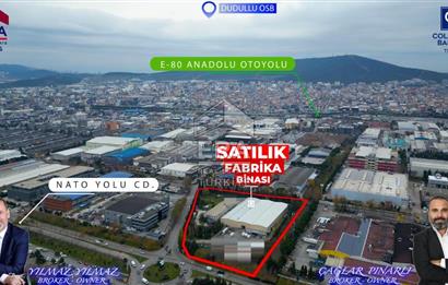 DUDULLU OSB SATILIK 17620 M2 ARSA ALANINA SAHİP FABRİKA BİNASI