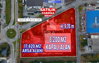 DUDULLU OSB SATILIK 17620 M2 ARSA ALANINA SAHİP FABRİKA BİNASI