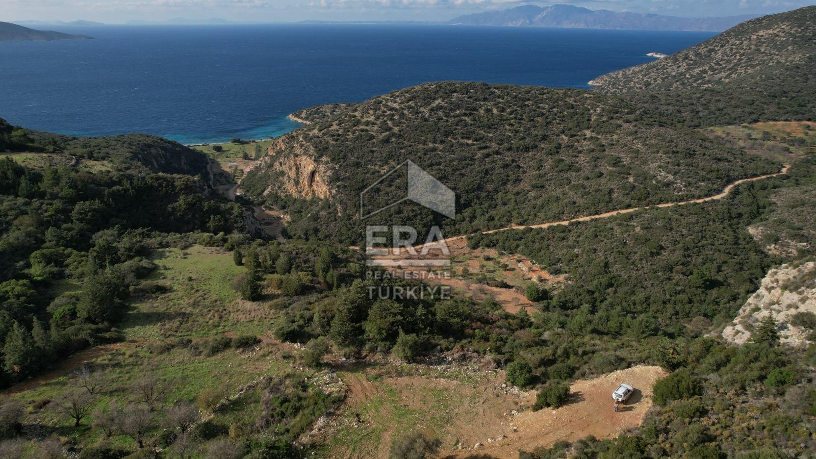 Datça Cumalı'da Kapanmaz Deniz Manzaralı Tarla