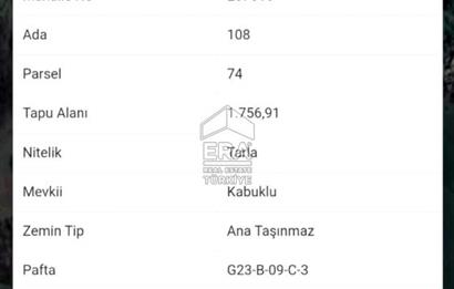 ERA META'DAN İZMİT SÜVERLER'DE 1756 M2 TARLA