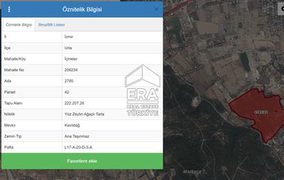 Urla İçmeler Satılık Yatırımlık Tarla