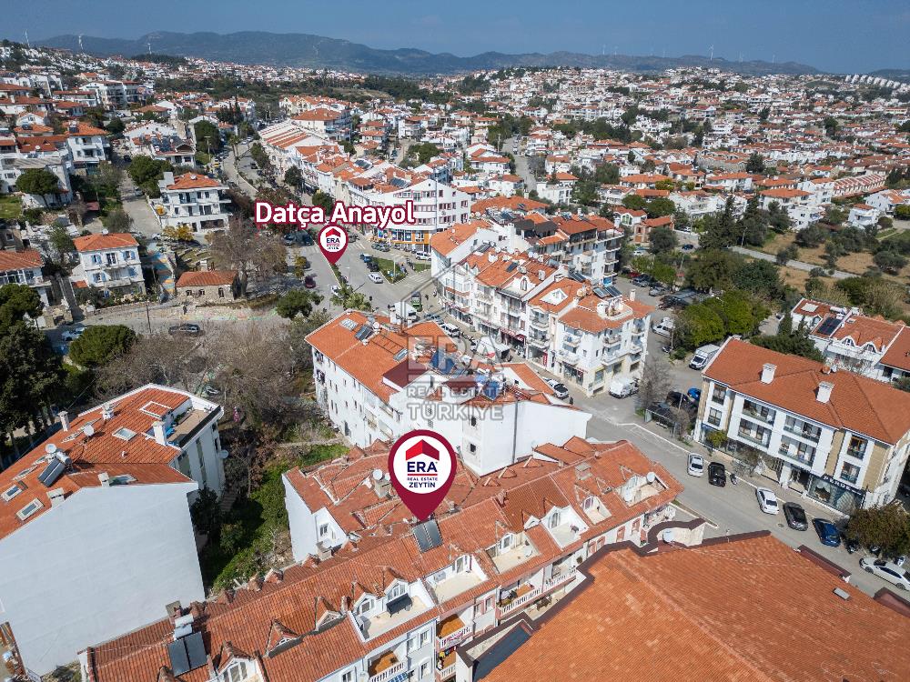 Datça Merkezde Satılık 145 m² 4+1 Kapalı Mutfaklı Dubleks Daire 