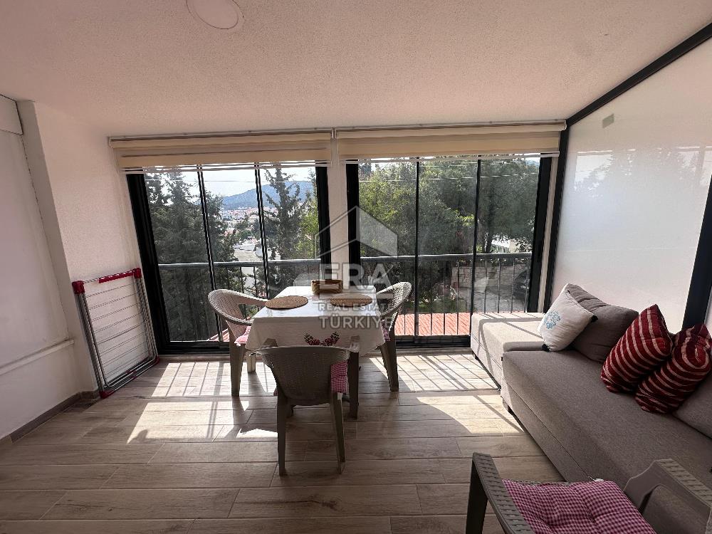 Datça Merkezde Satılık 2+2 75 m² Deniz Manzaralı Tripleks Daire