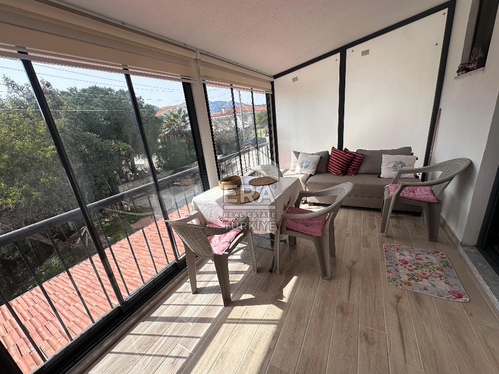 Datça Merkezde Satılık 2+2 75 m² Deniz Manzaralı Tripleks Daire