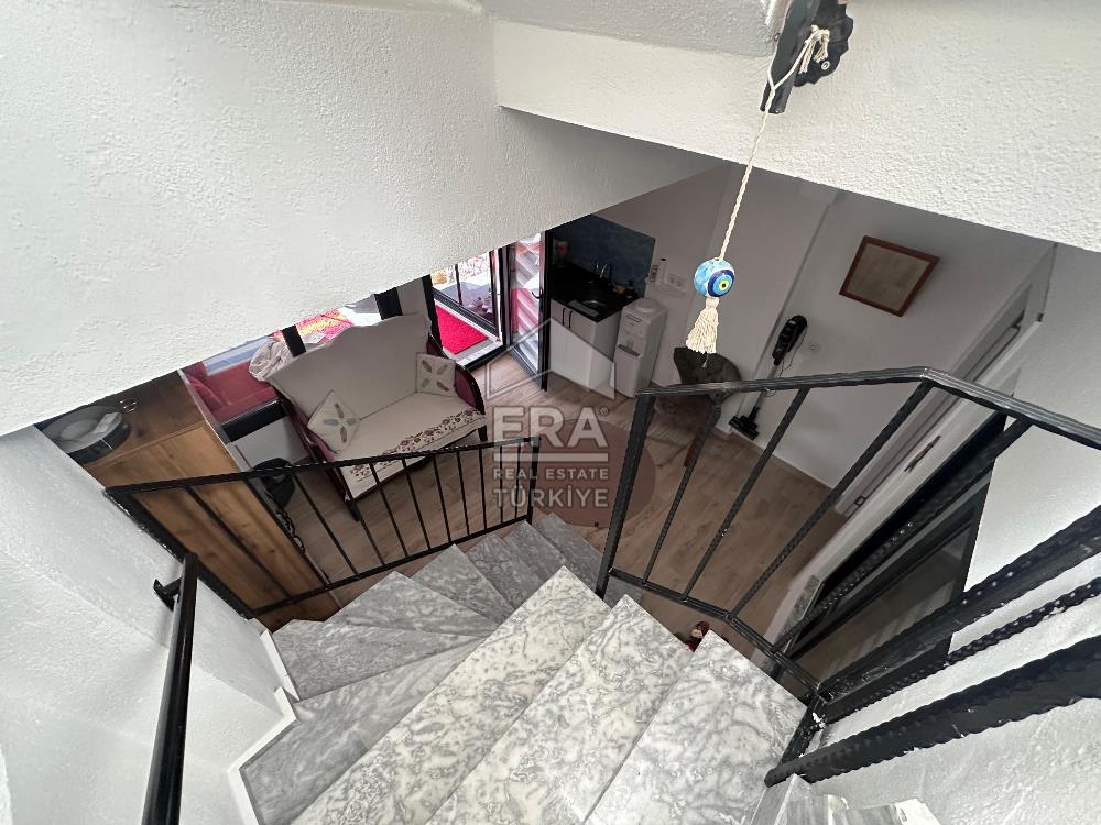 Datça Merkezde Satılık 2+2 75 m² Deniz Manzaralı Tripleks Daire