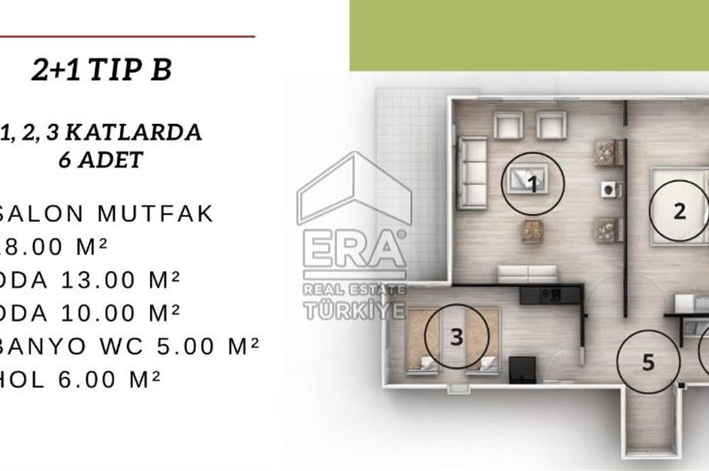 Era Didiyma'dan Projeden Satılık Daireler