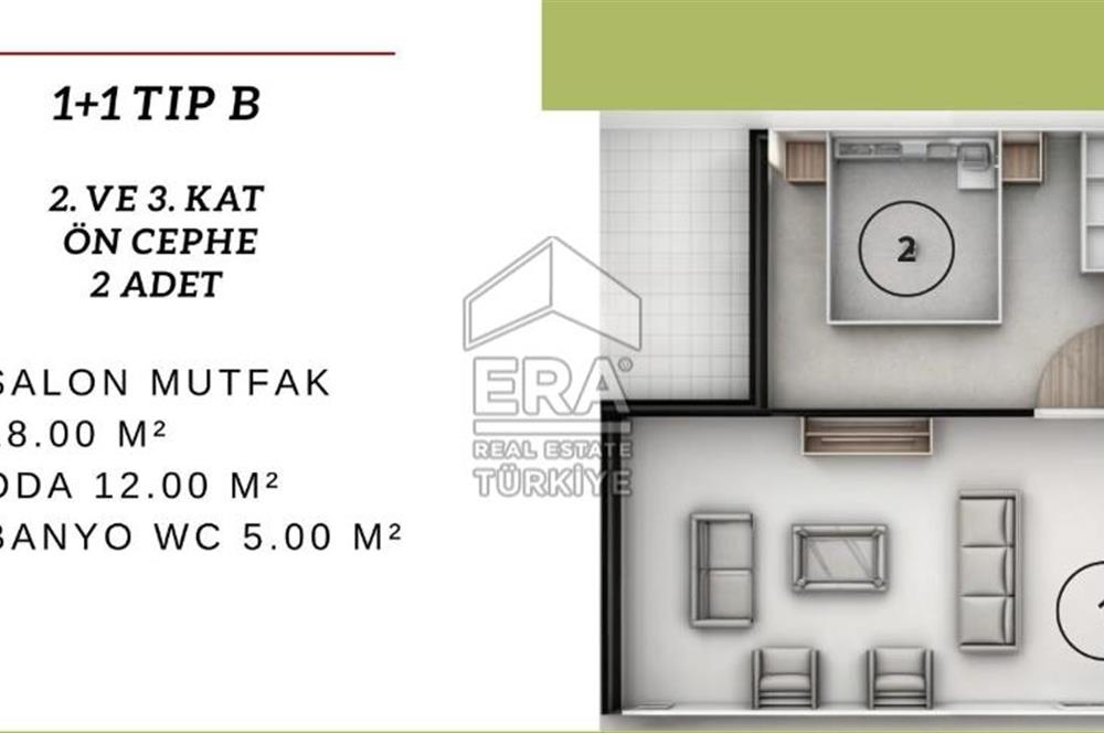 Era Didiyma'dan Projeden Satılık Daireler