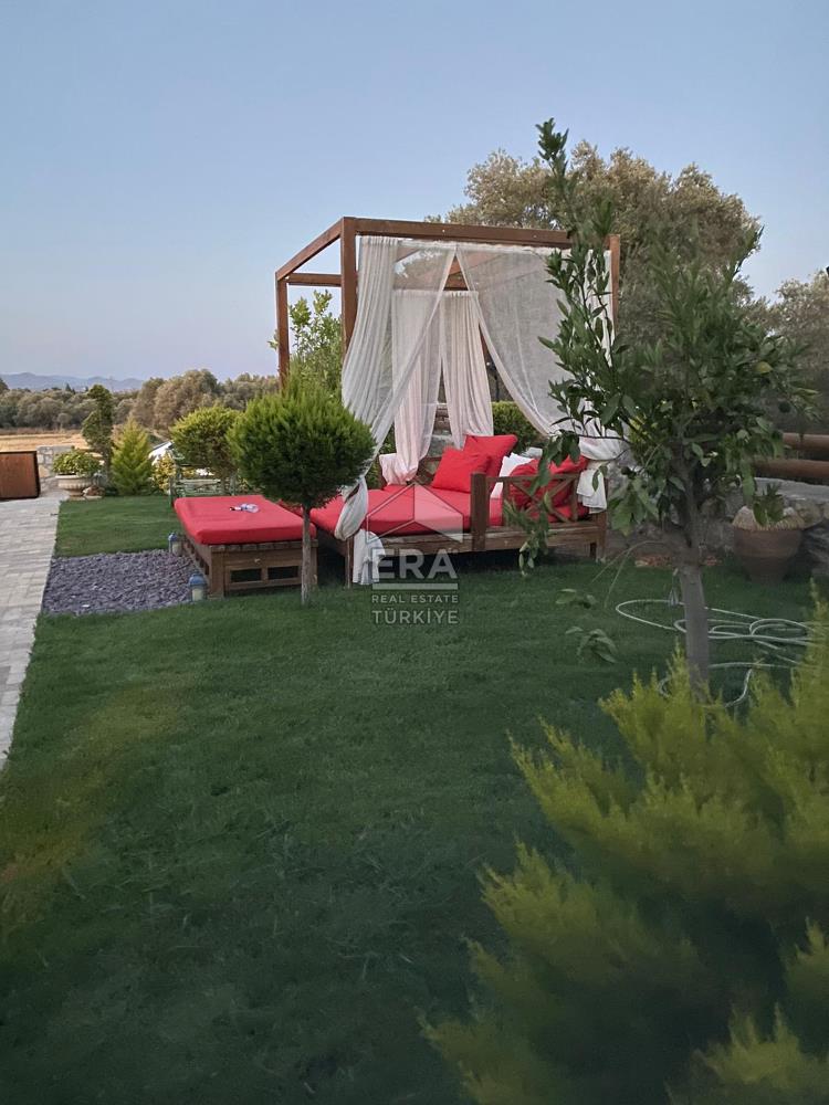 Datça Kızlan'da Kiralık Loft 1+1 Geniş Bahçeli Müstakil Ahşap Ev