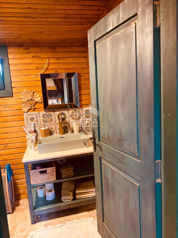 Datça Kızlan'da Kiralık Loft 1+1 Geniş Bahçeli Müstakil Ahşap Ev