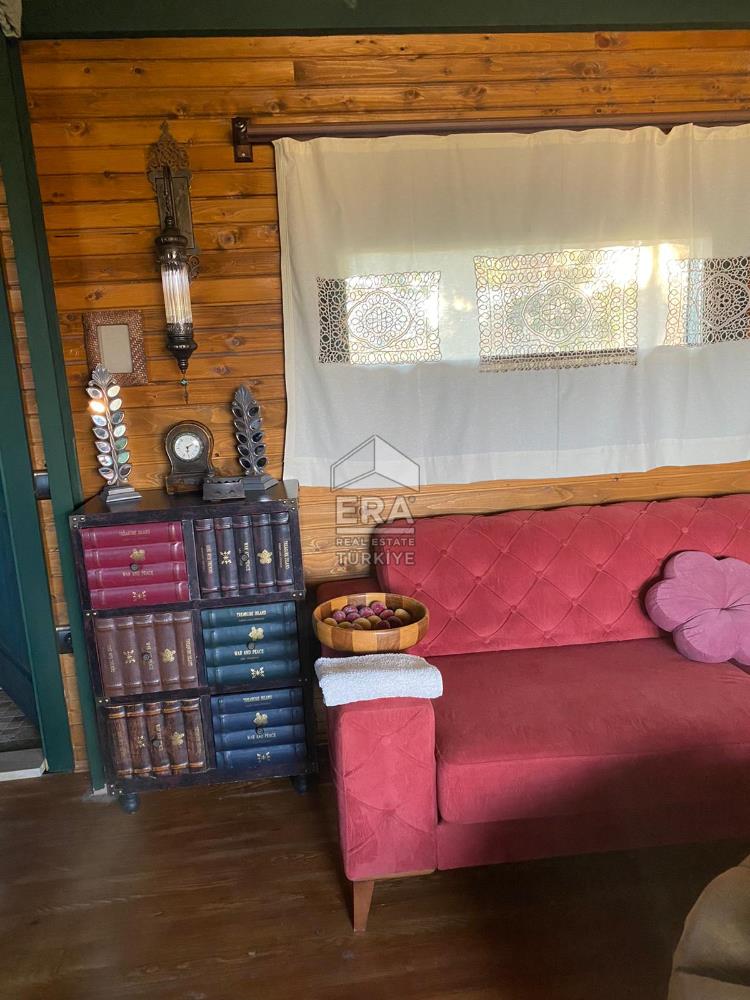 Datça Kızlan'da Kiralık Loft 1+1 Geniş Bahçeli Müstakil Ahşap Ev