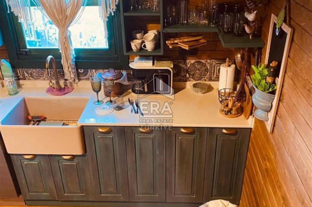 Datça Kızlan'da Kiralık Loft 1+1 Geniş Bahçeli Müstakil Ahşap Ev