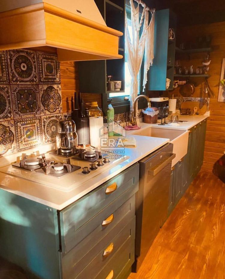 Datça Kızlan'da Kiralık Loft 1+1 Geniş Bahçeli Müstakil Ahşap Ev
