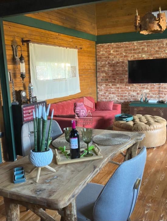 Datça Kızlan'da Kiralık Loft 1+1 Geniş Bahçeli Müstakil Ahşap Ev