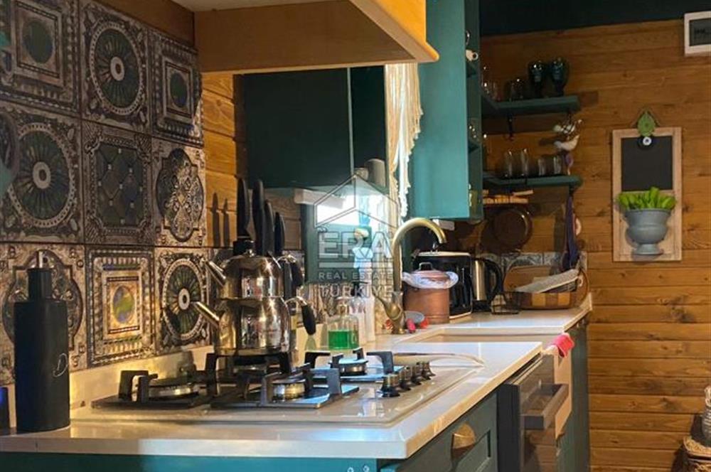 Datça Kızlan'da Kiralık Loft 1+1 Geniş Bahçeli Müstakil Ahşap Ev