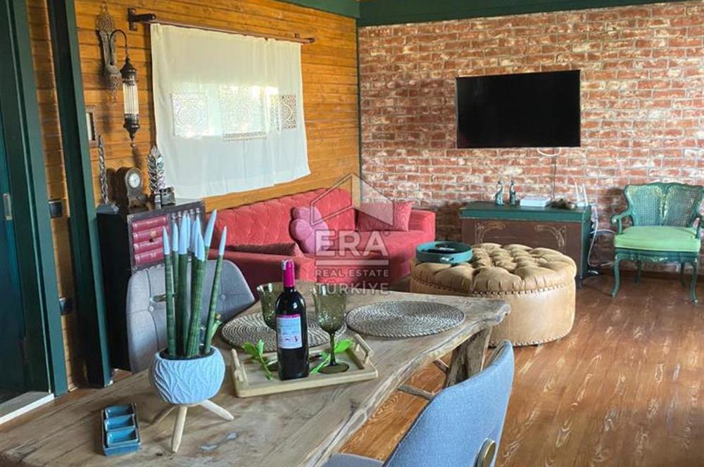 Datça Kızlan'da Kiralık Loft 1+1 Geniş Bahçeli Müstakil Ahşap Ev